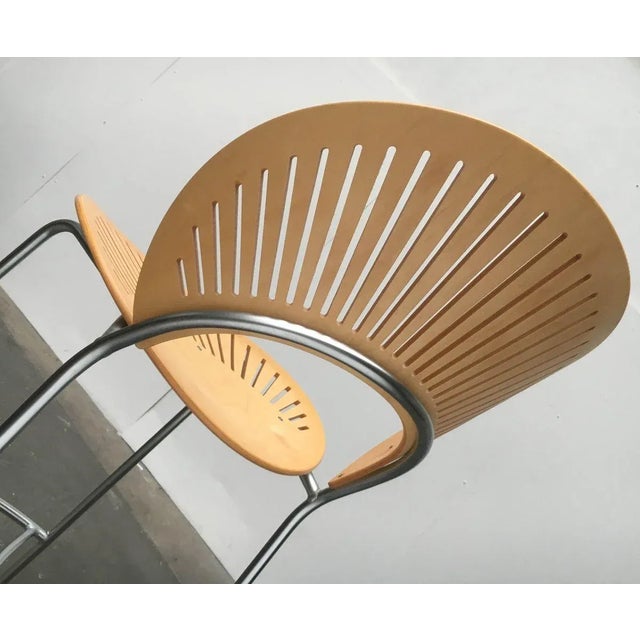 1990s Danish Trinidad Bar Stools and Table by Nanna Ditzel for Fredericia, 1990s, Set of 4 For Sale - Image 5 of 18