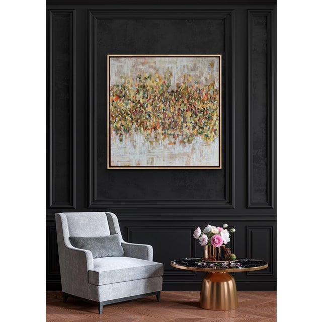 Framed Abstract Painting Titled Pixelvision by Pamela Harmon For Sale In Los Angeles - Image 6 of 12