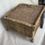 Vintage Woven Rattan and Leather Field Chair For Sale - Image 9 of 10