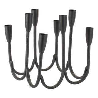 Modern Metal Tabletop Candelabra9"H For Sale