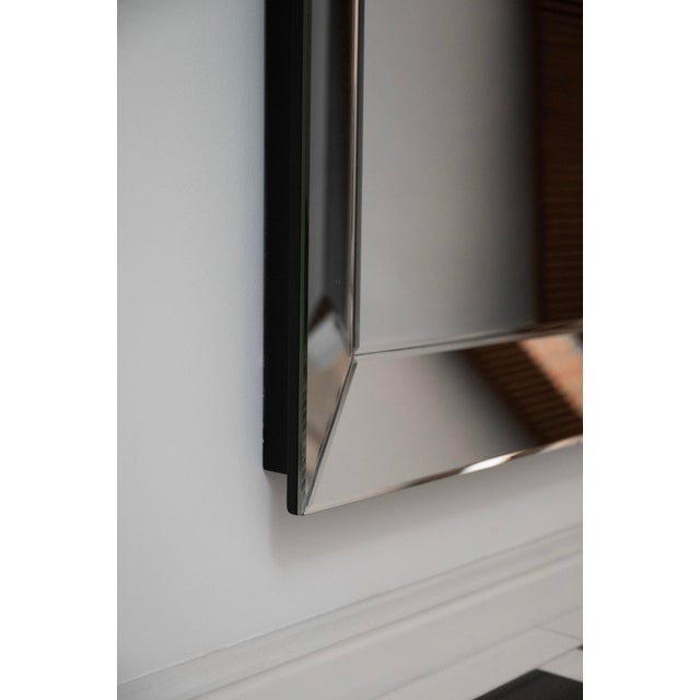 1990s Large Art Deco Style Modernist Wall Mirror, 1990s For Sale - Image 5 of 6