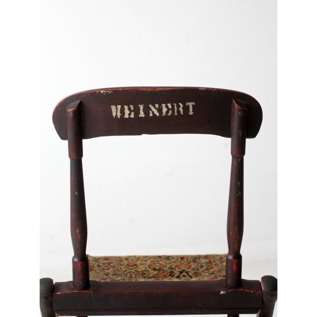 Brown Antique 1800s Military Folding Camp Chair For Sale - Image 8 of 12