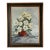1969 Vintage Impressionist Floral Still Life Oil on Canvas Painting, Signed For Sale