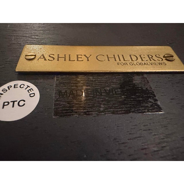 Ashley Childers for Global Views “Spheres” Ebony Drink Table For Sale In Dallas - Image 6 of 7