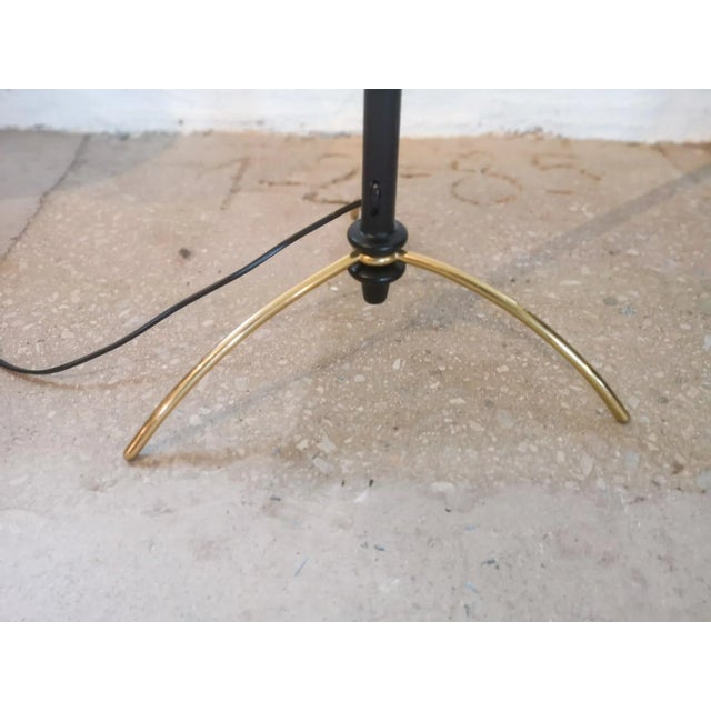 Black Mid-Century Model G-45 Floor Lamp by Hans-Agne Jakobsson for Hans-Agne Jakobsson AB Markaryd, 1960s For Sale - Image 8 of 15