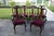 Pennsylvania House Cherry Dining Chairs Vintage Queen Anne Set of 6 Velvet For Sale - Image 11 of 17