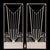 Art Deco Exceptional Pair of Art Deco Style Iron Door Panels. For Sale - Image 3 of 5