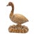 Vintage Sarreid LTD Lifesize Hand Carved Wood Goose Sculpture Spain Designer Décor For Sale