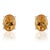 This 4-piece citrine jewelry set features a classic solitaire design, with matching oval-cut citrine gemstones set in...