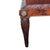 1920s Mahogany Leather Top Sofa End Table Brass Column Lion Pull Carved For Sale - Image 11 of 16