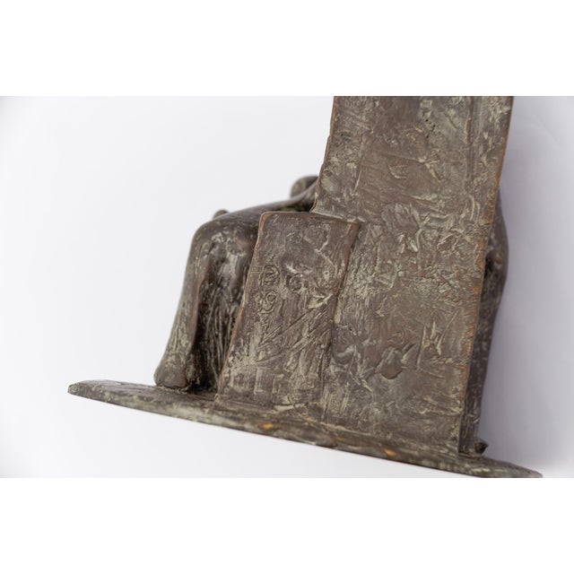 B.G., Figurative Artists Bronze of a Keyhole Door Scene 1991 1/7, 1960s, Bronze For Sale - Image 11 of 18