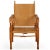 LEATHER AND OAK "SAFARI" CHAIR Designed by Wilhelm Kienzle in 1928, manufactured by Wohnbedarf, Switzerland circa 1950...