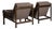19th Century France Mid-century Modern Taupe Brass Armchair For Sale