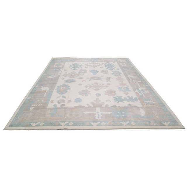 Moroccan hand knotted organic wool rug with natural colors, contemporary style and soft texture.