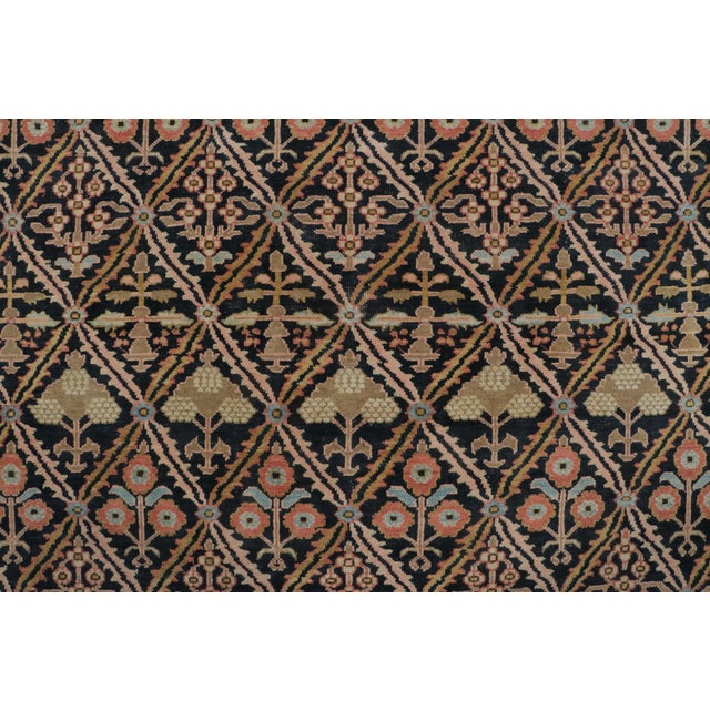 Traditional Oversized Vintage Joshagan Persian Rug in Floral Geometric Pattern - Rug & Kilim For Sale - Image 3 of 6