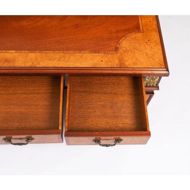 Large Burr Walnut Coffee Table by Charles Barr, 20th Century For Sale - Image 11 of 18