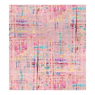 Nicolette Mayer through The House of Scalamandre Coco Wallcovering, Pink For Sale