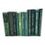 Curated Dark Green Hardcover Styling Books - 10 Pieces For Sale