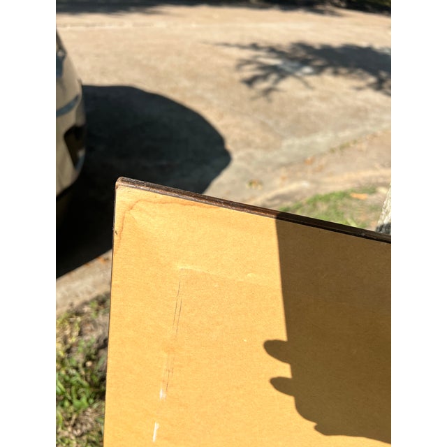 Large Framed Vintage Eagle Faux Marble Carving by d.r. Miller For Sale - Image 9 of 11