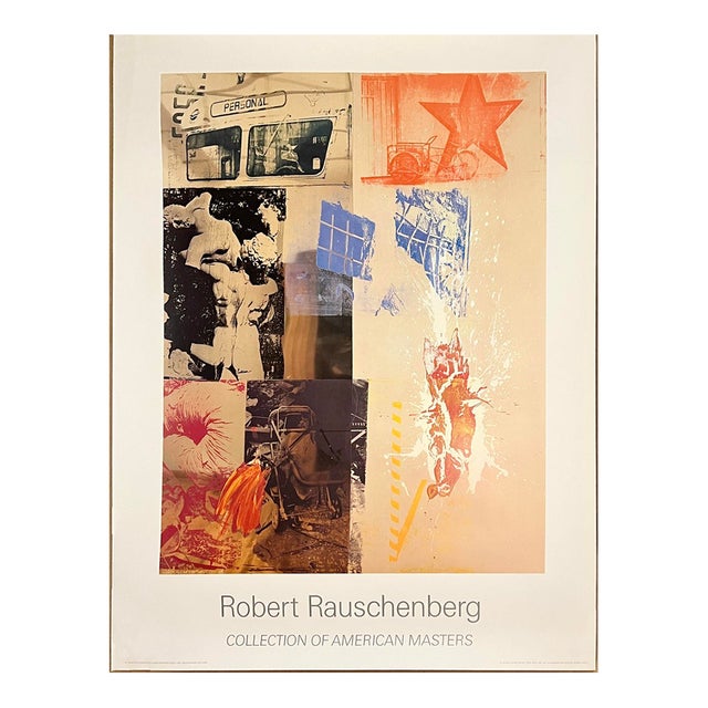 Robert Rauschenberg Collection of American Masters Exhibition Poster "Favor Rites" - 1994 For Sale