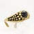 Signed Mid-Century Stephen Burr Brutalist Cast Brass & Agate Cabochon Bracelet For Sale - Image 11 of 11