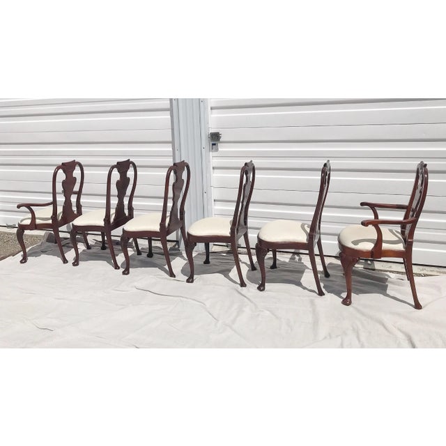 Baker Historic Charleston Mahogany Dining Chairs - Set of 6 For Sale - Image 6 of 12