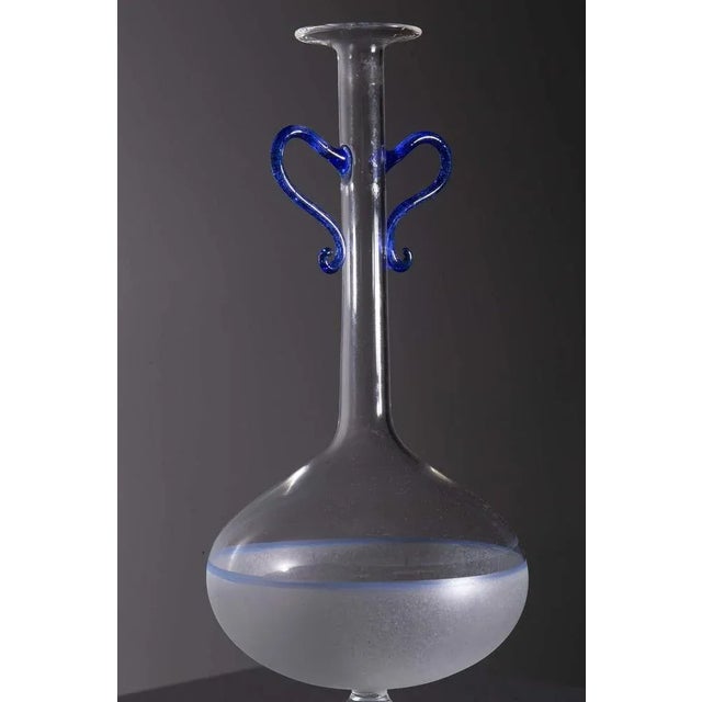 Vintage Italian Murano Blown Glass Vase For Sale - Image 5 of 8