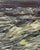 This oil painting captures a dramatic California beach scene, where turbulent waves crash against the shore under a moody,...