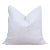 Gopi White Applique Pillow Cover For Sale