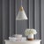 Modern Modern Cone Pendant Light - White For Sale - Image 3 of 5