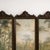 Tropical Landscape with Herons Wall Triptych in Carved Wood and Canvas, 1890s For Sale - Image 3 of 5