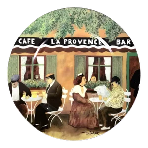 1990’s Guy Buffet- Cafe La Provence Dinner Plate