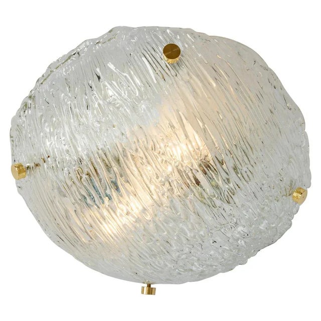 Glass Venini Ceiling Lights by Carlo Scarpa for Venini, 1950s For Sale - Image 7 of 7