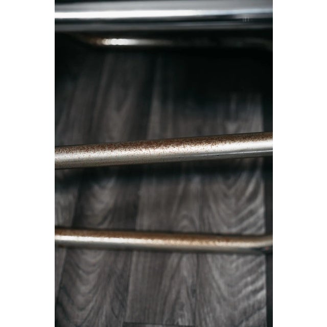 Chromed Steel Cantilever Chairs, 1980s, Set of 4 For Sale - Image 11 of 13