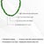 Early 21st Century Style Artisan 131 Ct Vibrant Green Jade Round Beaded Strand Necklace, 17" For Sale - Image 11 of 15
