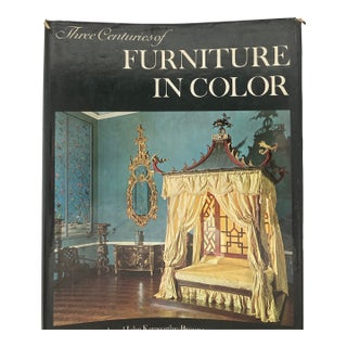 Three Centuries of Furniture in Color / Vintage Coffee Table Book For Sale