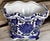 Blue & White Chinoiserie Scalloped Edge Cache Pot For Sale - Image 14 of 16