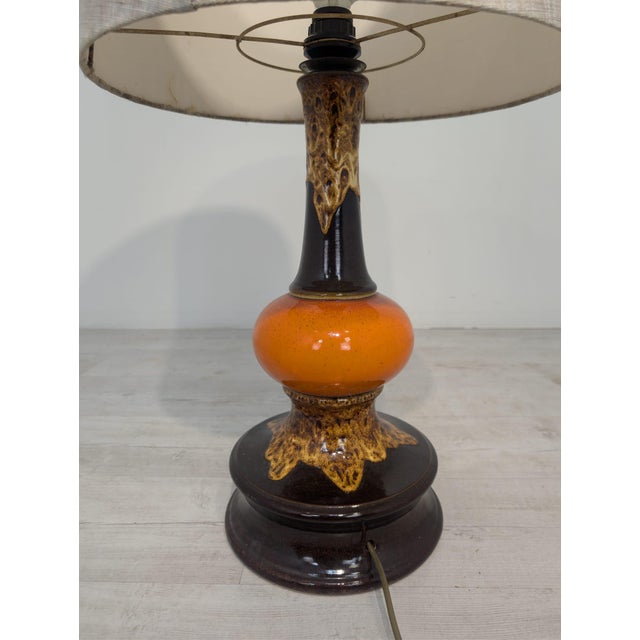 Ceramic Fat Lava Ceramic Table Lamp, 1970s For Sale - Image 7 of 12