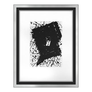 Late 20th Century Vorstellung (i.12; Sfe. 278) Abstract Black Aquatint Sam Francis For Sale