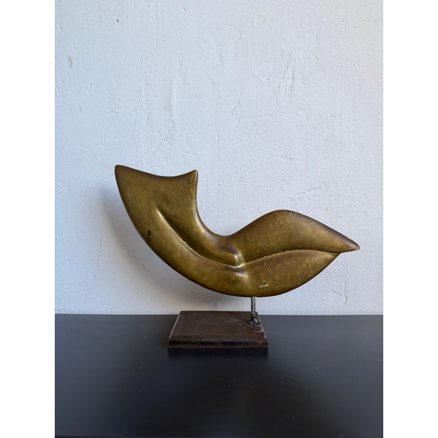 Metal Domenico Calabrone Bronze Modernist Sculpture of Female Torso - Brazil 1980s For Sale - Image 7 of 14