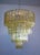 Large Vintage Italian Chrome and Murano Glass Chandelier, 1982 For Sale - Image 6 of 13
