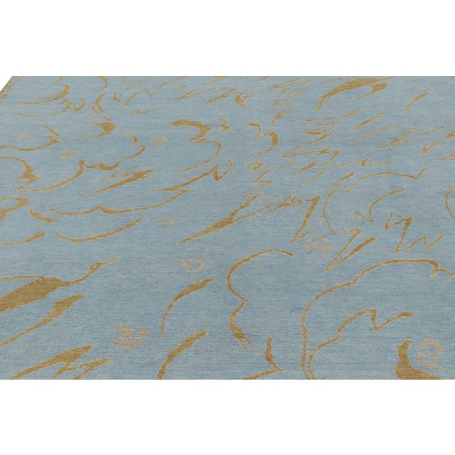 Hand-knotted in wool, this 9x12 modern rug represents the French Art Deco rug collection by Rug & Kilim—a contemporary ode...