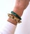 Late 20th Century Malachite Bangle Bracelet, Late 20th Century For Sale - Image 5 of 10