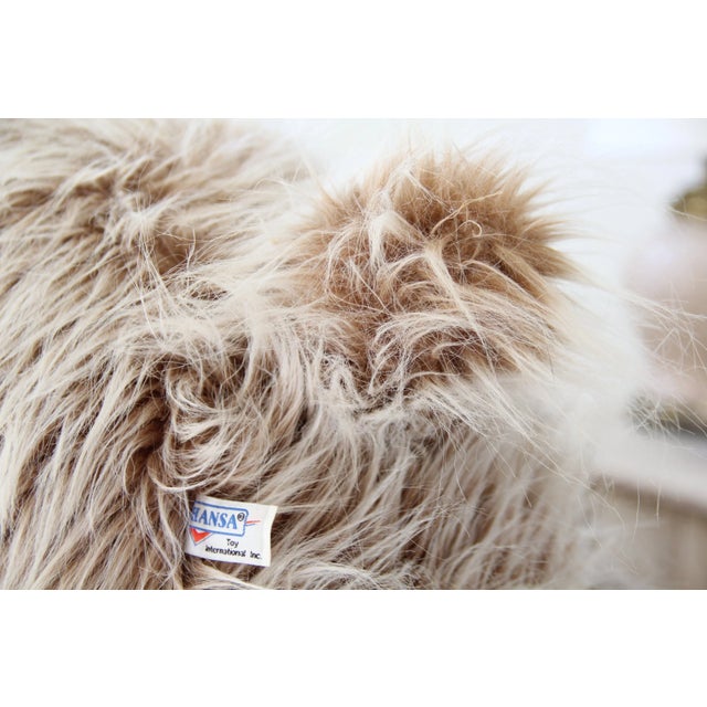 Vintage Life-Sized Stuffed Sheep Ottoman For Sale - Image 14 of 15
