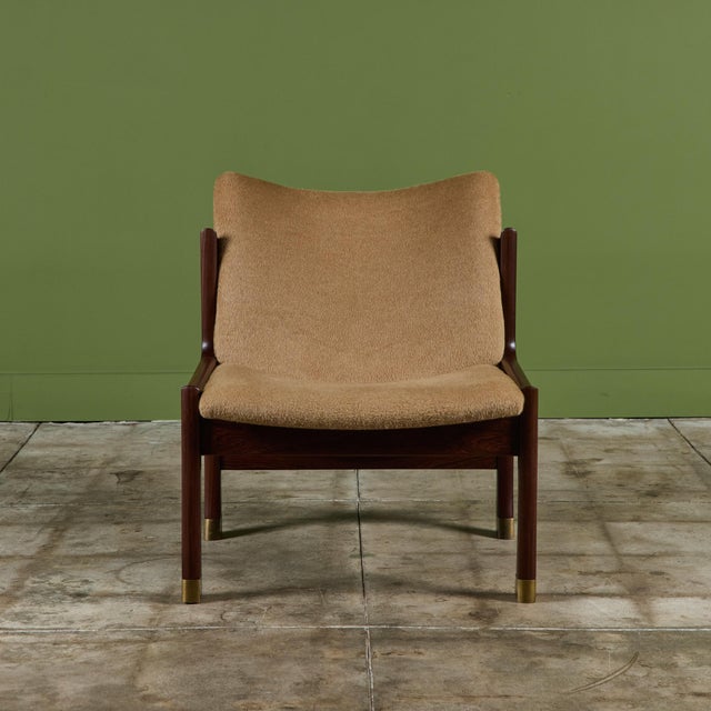 Ib Kofod Larsen Slipper Chair From the Megiddo Collection For Sale - Image 4 of 15