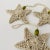 Contemporary Handmade Crochet Cotton Starfish Ornaments S/4 For Sale - Image 3 of 4