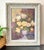 Mid-Century Floral Oil Painting of Roses | Ornate Whitewashed & Gilt Frame | Romantic Cottagecore Still LifeRoses For Sale In Denver - Image 6 of 10