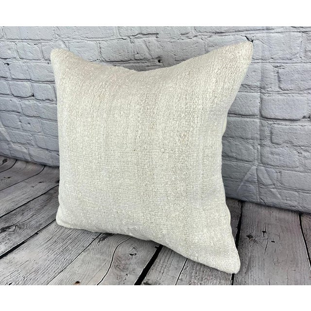 Vintage Pillow Case Turkish Hemp Pillow Decorative Hemp Pillow Dry cleaning only. PILLOW INSERT IS NOT INCLUDED