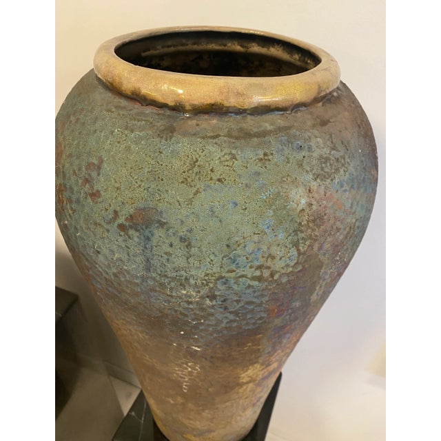 Momumental Large Tony Evans Vase For Sale In New York - Image 6 of 10
