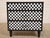 Wood Mid 20th Century Black and White Nightstand For Sale - Image 7 of 11